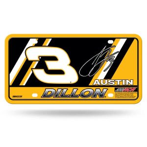 Austin Dillon Rico #3 Richard Childress Racing Metal License Plate
