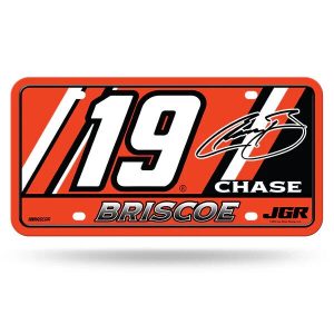 Chase Briscoe Rico #19 Joe Gibbs Racing Metal License Plate