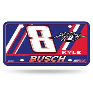 Kyle Busch Rico #8 Richard Childress Racing Metal License Plate