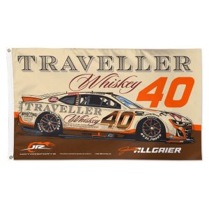 Justin Allgaier 2025 Wincraft #40 Traveller Whiskey/JRM 3x5 Deluxe Flag