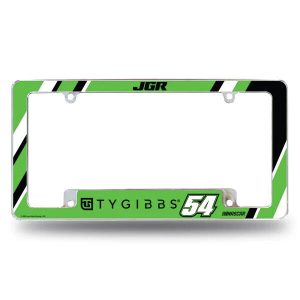 Ty Gibbs Rico #54 Joe Gibbs Racing Metal License Plate Frame