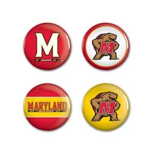 Maryland Terrapins NCAA 4-Pack Button Set – Officially Licensed