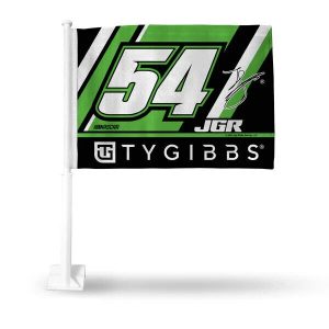 Ty Gibbs 2025 #54 Joe Gibbs Racing 11x14 Car Flag