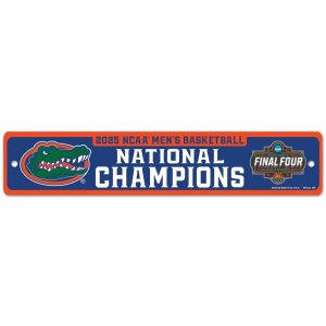 Florida Gators Wincraft 2025 NCAA Mens Basketball National Champions Street Sign