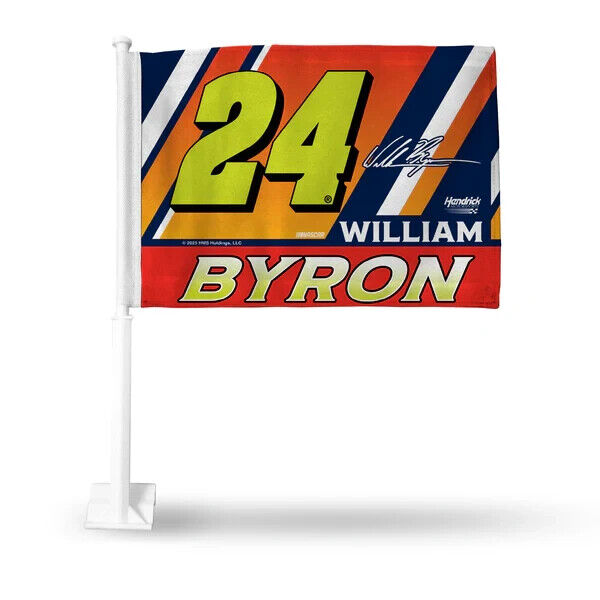 William Byron 2025 #24 Hendrick Motorsports 11x14 Car Flag