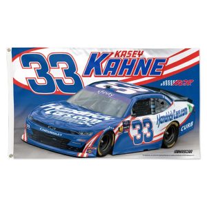 Kasey Kahne 2025 Wincraft #33 Hendrickcars.com/RCR 3x5 Deluxe Flag