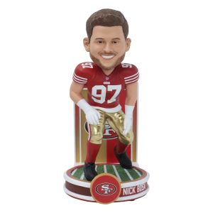 Nick Bosa NFL FOCO #97 San Francisco 49ers Banner Series Bobblehead.