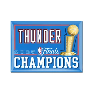 Oklahoma City Thunder Wincraft 2025 NBA World Champions 2x3 Magnet