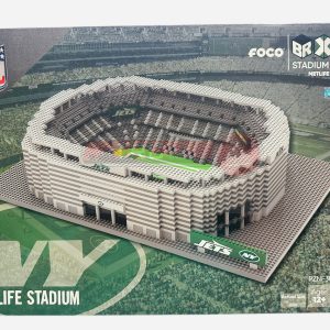 New York Jets BRXLZ Metlife Stadium 3D block set, full-size puzzle, officially licensed NFL merchandise, age 12+