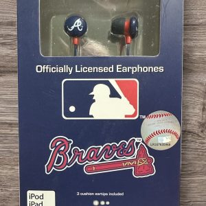 Atlanta Braves MLB Team Logo Earphones iHip