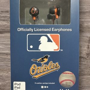 Baltimore Orioles MLB Team Logo Earphones iHip