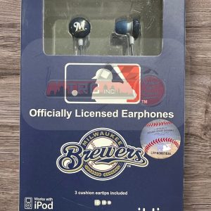 Milwaukee Brewers MLB Team Logo Earphones iHip