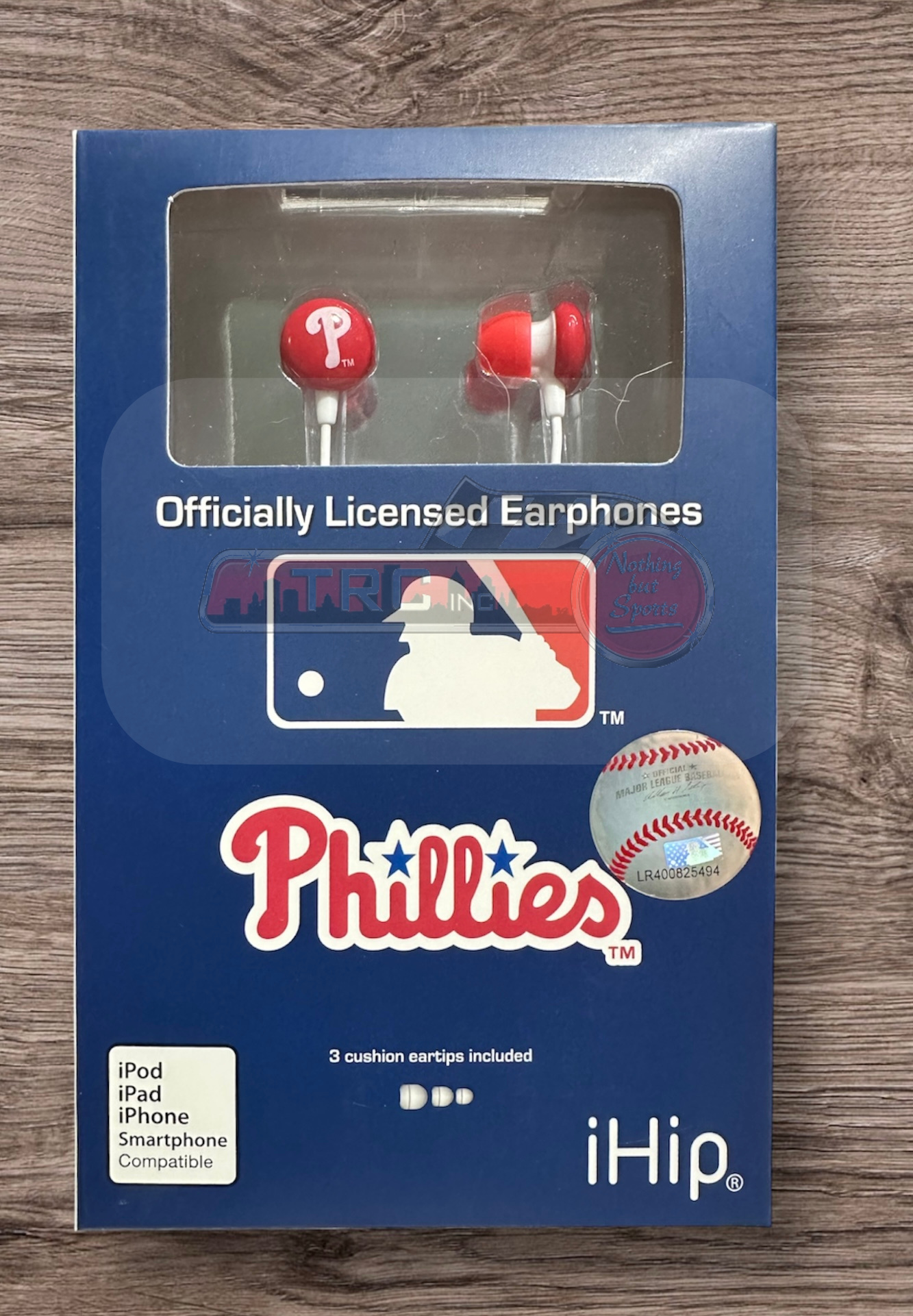 Philadelphia Phillies MLB Team Logo Earphones iHip