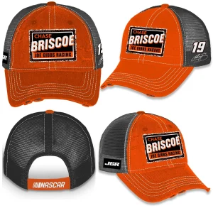 Chase Briscoe Checkered Flag Sports #19 JGR Vintage Patch Hat