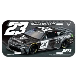 Bubba Wallace 2025 Wincraft #23 US Air Force Poly License Plate