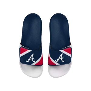 Atlanta Braves MLB FOCO White Gradient Sandal