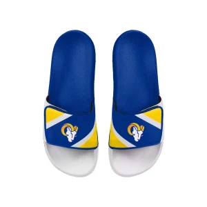 Los Angeles Rams NFL FOCO White Gradient Sandal