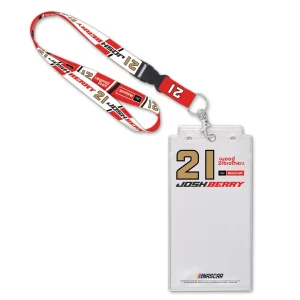 Josh Berry 2025 Wincraft #21 Motorcraft Lanyard W/Credential Holder