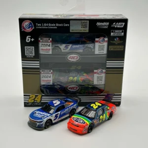 Kyle Larson/Jeff Gordon Lionel #5/#24 Brickyard 400 30 yr Bookend Set 1/64