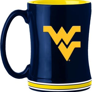 West Virginia Mountaineers Logo Brand NCAA Ceramic Coffee Mug(1) 14oz