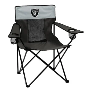 Las Vegas Raiders Logo Brands NFL Elite Camping Chair