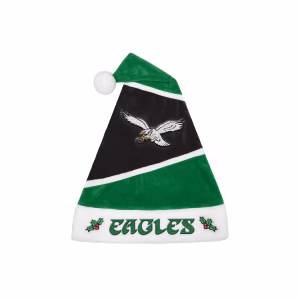Philadelphia Eagles Retro Kelly Green Santa Hat – One Size