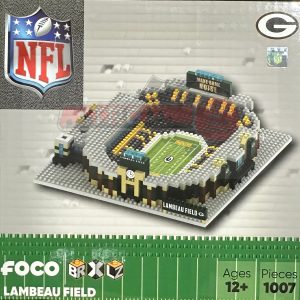 Green Bay Packers NFL BRXLZ Lambeau Field Stadium 3-D Construction Block Set