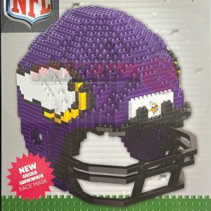Minnesota Vikings BRXLZ 3D Helmet Puzzle – Official NFL Construction Set