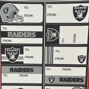 Las Vegas Raiders NFL Wincraft Gift Tags