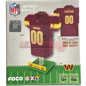 Washington Commanders NFL BRXLZ Jersey 3-D Construction Block Set