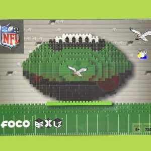 Philadelphia Eagles Retro NFL BRXLZ Football 3-D Construction Block Set