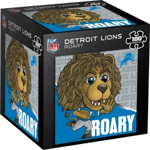 Detroit Lions Roary NFL 100 Piece Kids Puzzle in box