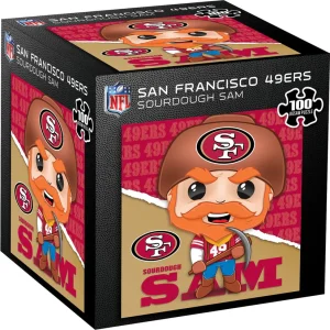 San Francisco 49ers Sourdough Sam NFL 100 Piece Kids Puzzle in box