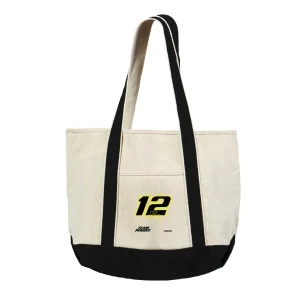 Ryan Blaney #12 NASCAR Northwest Number Canvas Tote with Colored Strap