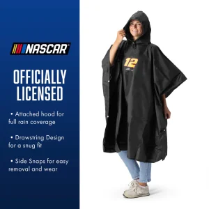 Ryan Blaney #12 NASCAR Northwest Pullover Rain Poncho
