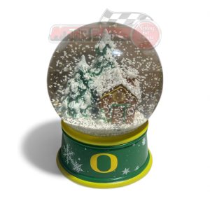 Oregon Ducks FOCO NCAA Gingerbread House Snow Globe