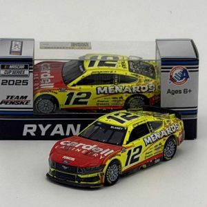Ryan Blaney 2025 Lionel #12 Menards/Cardell Nashville Raced Win Ford 1/64