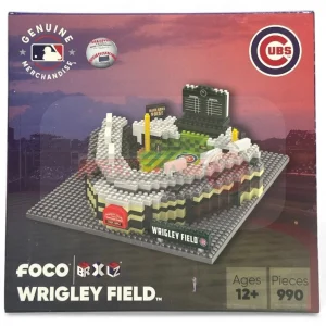 Chicago Cubs BRXLZ Wrigley Field Stadium 3-D Construction Block Set on product page, officially licensed puzzle model