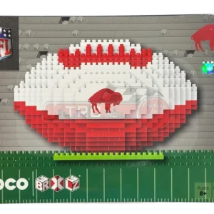 Buffalo Bills Retro NFL BRXLZ Football 3-D Construction Block Set official licensed building puzzle on product page