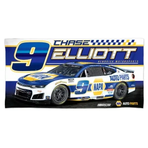 Chase Elliott 2026 Spectra #9 NAPA Auto Parts 30" x 60" Beach Towel