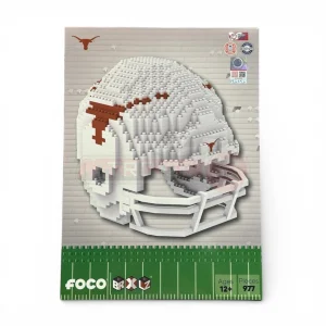 Texas Longhorns NCAA BRXLZ Team Helmet 3-D Construction Block Set