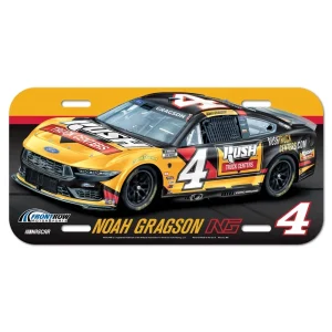 Noah Gragson 2026 Wincraft #4 Rush Truck Centers Poly License Plate
