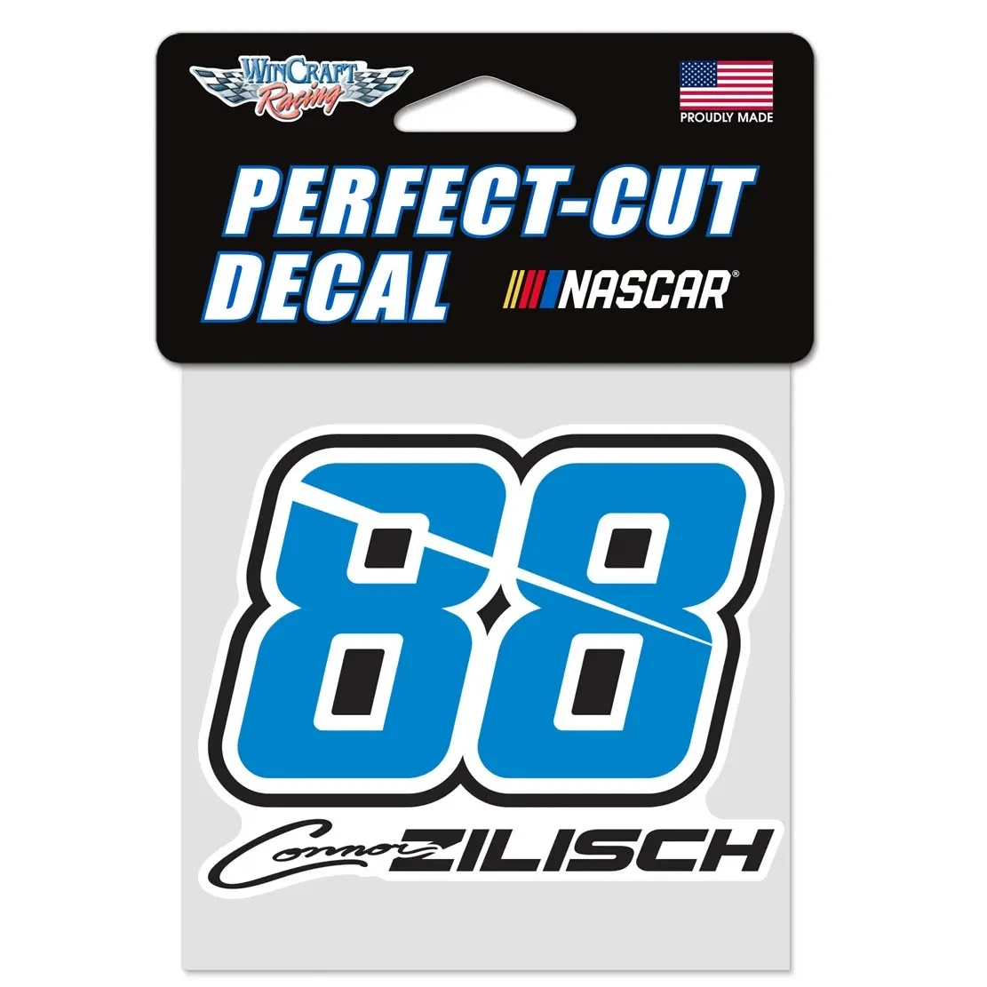 Connor Zilisch 2026 Wincraft #88 Perfect Cut Decal 4x4