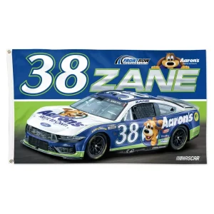 Zane Smith 2026 Wincraft #38 Aaron's Rent to Own 3x5 Deluxe Flag