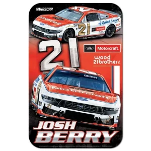 Josh Berry 2026 Wincraft #21 Motorcraft/Quick Lane 11x17 Plastic Sign