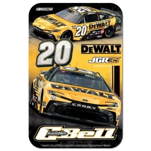 Christopher Bell 2026 Wincraft #20 DeWalt 11x17 Plastic Sign