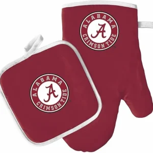 Alabama Crimson Tide NCAA Oven Mitt and Pot Holder Set