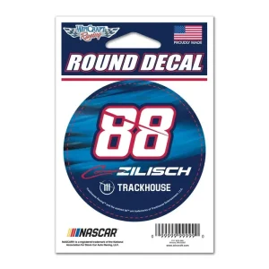 Connor Zilisch 2026 Wincraft #88 Trackhouse Racing Round Decal 3"
