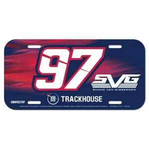Shane Van Gisbergen 2026 Wincraft #97 Trackhouse Racing Poly License Plate