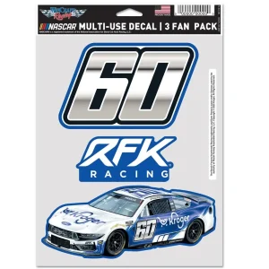 Ryan Preece 2026 Wincraft #60 Kroger/RFK Multi Use Decal Sheet (3Pc)